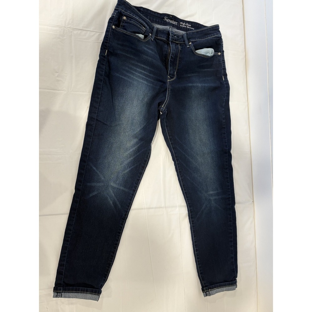 High Rise Skinny Levi's‎ Dark Denim Jeans Pants Size 10 30" Waist Signature